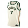 Camiseta Hombre Boston Celtics Jaylen Brown 7 2023-24 Nike City Edition Blanco Swingman